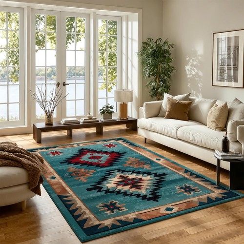 5x7 western area rug - 5x7,